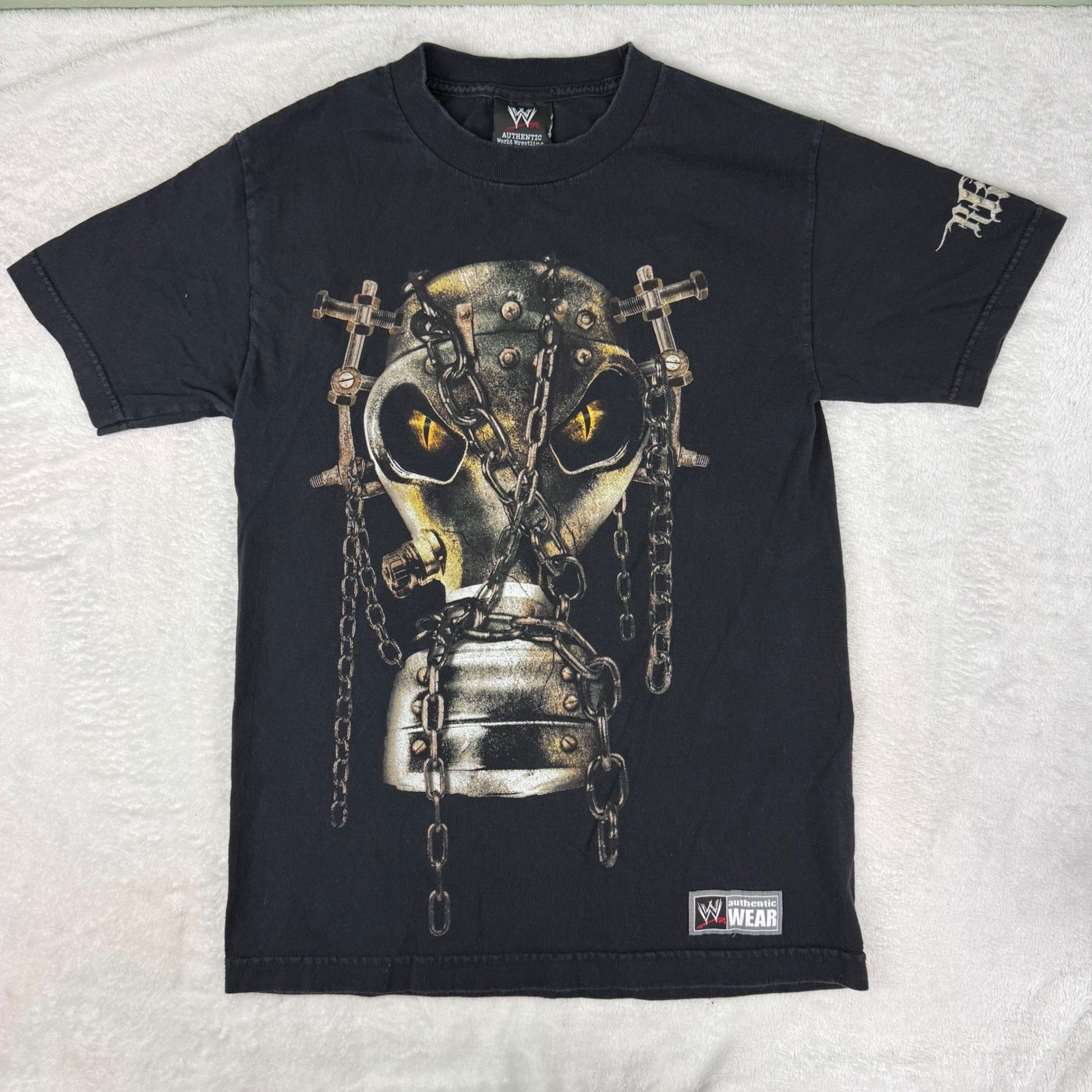 WWE Randy Orton Gas Mask Graphic T-Shirt Men Small Black Legend Killer Wrestling gallery