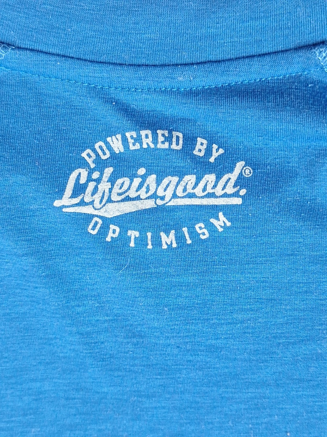 Life Is Good Good Move Mens XL Semi Fitted Blue T Shirt Triathlon Triathlete gallery
