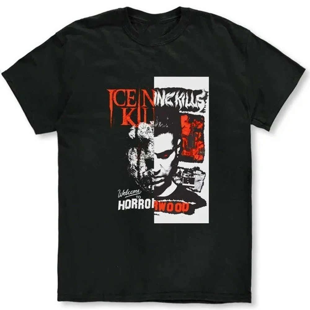 Rare Ice Nine Kills The Silver Scream Cotton Black All Size T-Shirt 23D950