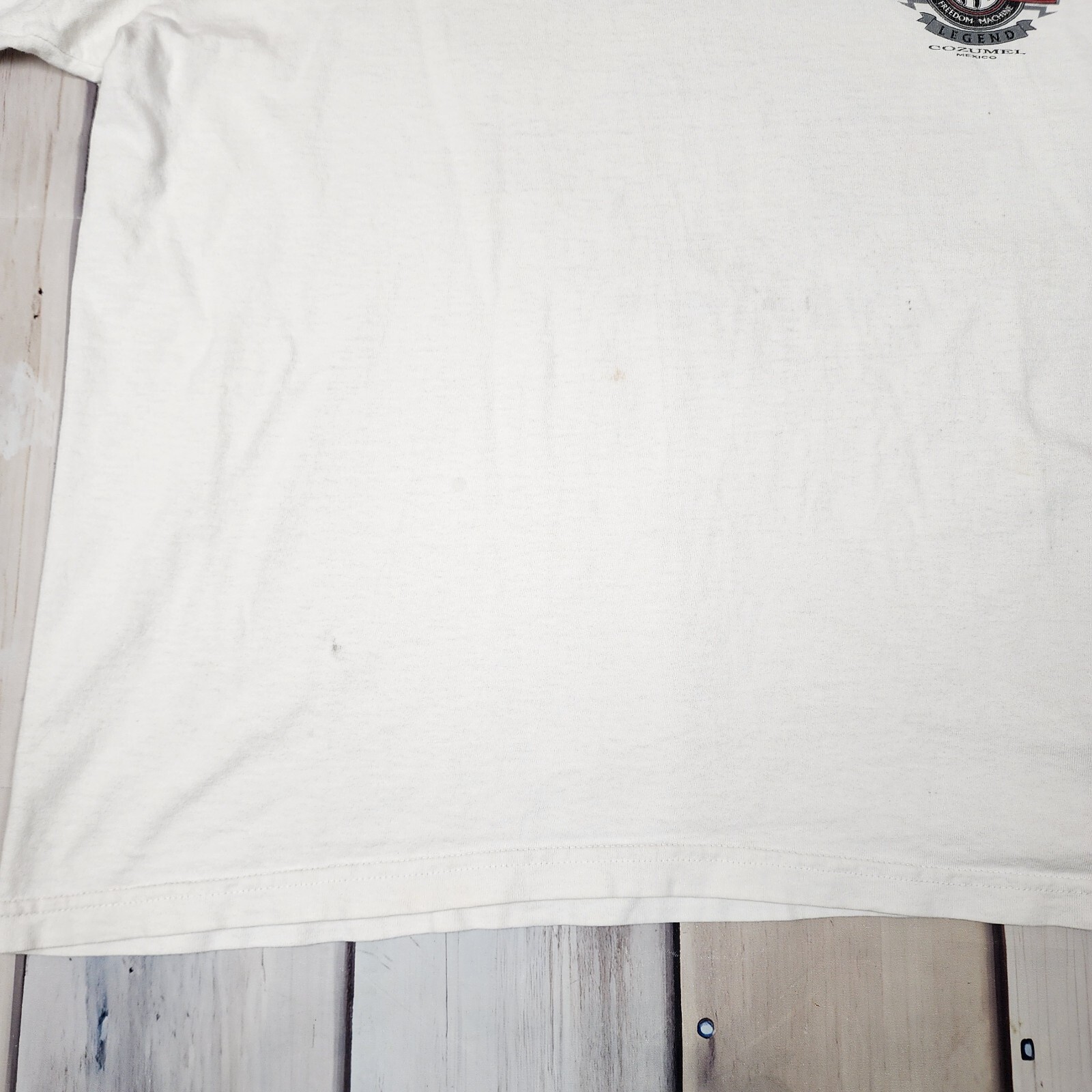 Harley Davidson Cozumel Mexico White T Shirt 48" Chest XL See Description gallery