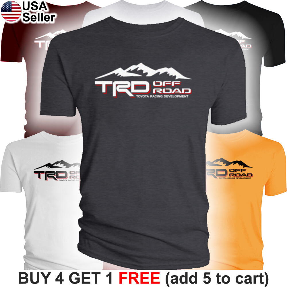 TRD Off Road T-Shirt Toyota Racing Development Sport Rally Truck Car Men gallery