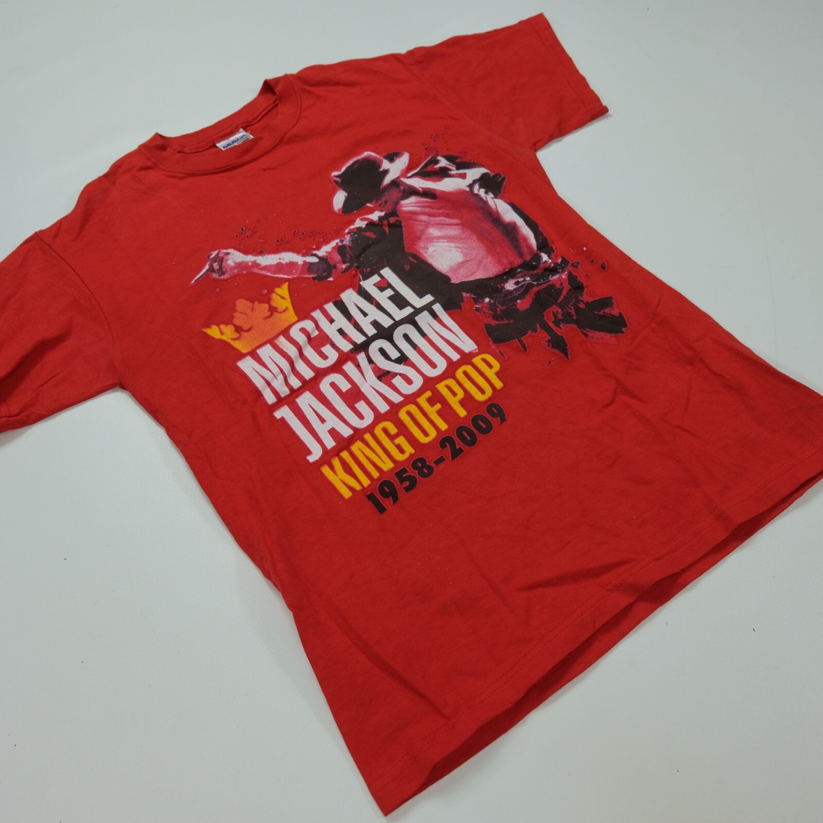 Rare Vintage Michael Jackson The King of Pop 1958-2009 Memorial T Shirt 2000s S gallery