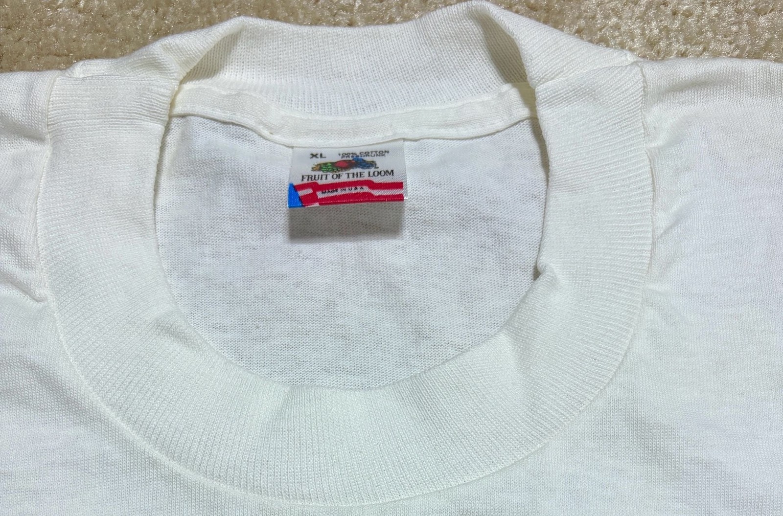 Vintage Fruit of the Loom Country U.S.A. The Best There Is! Single Stitch TShirt gallery