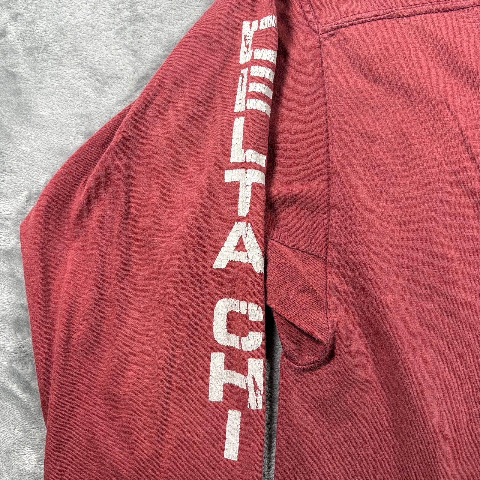 Vintage Russell Athletic Shirt Mens Large Red Delta Chi Feoatcbroaga Fraternity gallery