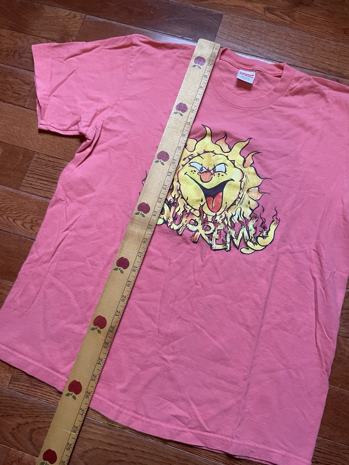 Supreme Sun Tee (M) Coral Graphic Shirt Made USA FW20 Streetwear Skater T Shirt gallery