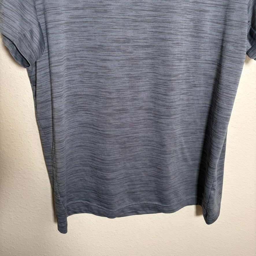 Tek Gear T-Shirt Men's Medium Gray Short Sleeve Crew Neck Dry Tek Athletic gallery