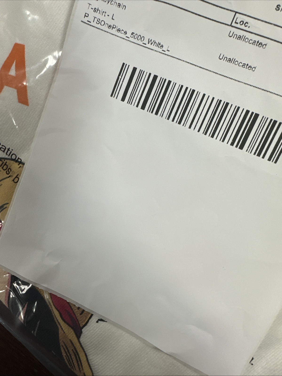 Popeyes x One Piece Luffy T-Shirt Size LARGE Limited AUTHENTIC - In Hand NEW gallery