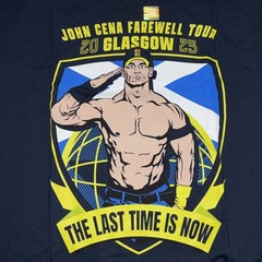 WWE Authentic John Cena Farewell Tour Glasgow Scotland Shirt