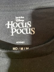 Disney Hocus Pocus Black And Yellow Sanderson Sisters T Shirt Men’s Size Medium
