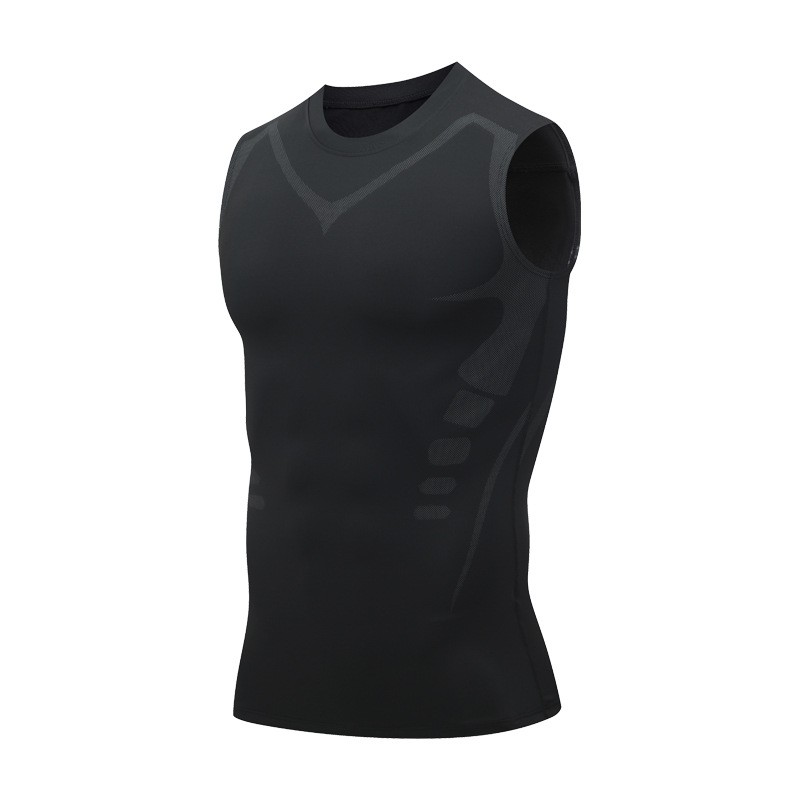 Men's New Vitaboost Compression Shirt Version Ionic Shaping Sleeveless Vest gallery