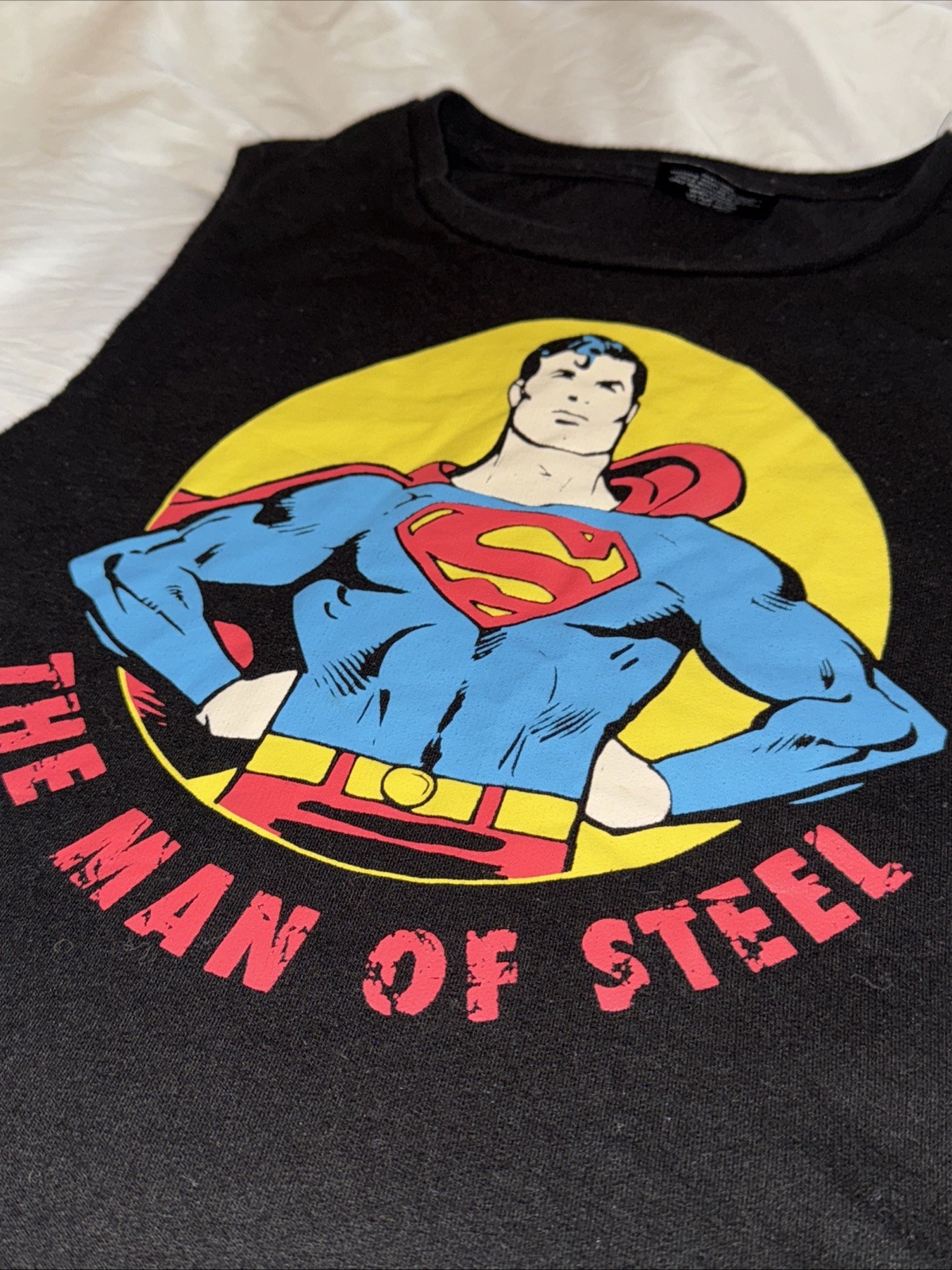 Superman Small Multicolor Polyester/Rayon Sleeveless Tank Top gallery
