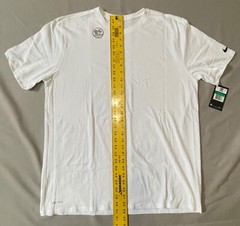 Nike Dri-FIT Cotton Poly Tee BQ5231 100 WHITE MENS XL