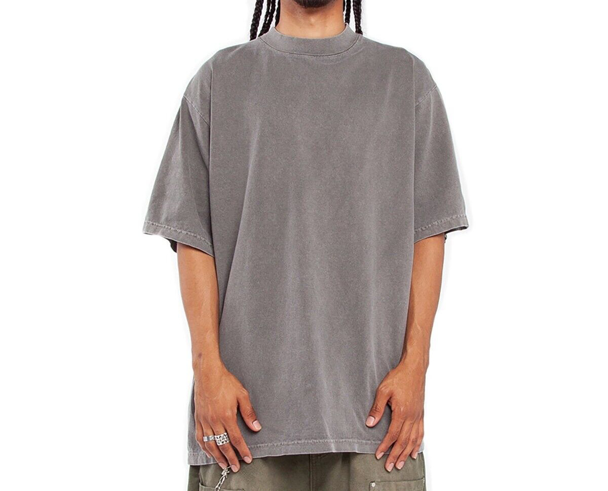Shaka Wear Garment-Dyed Crewneck Heavy Knit T-Shirt Plain Blank Tee New S-5XL gallery