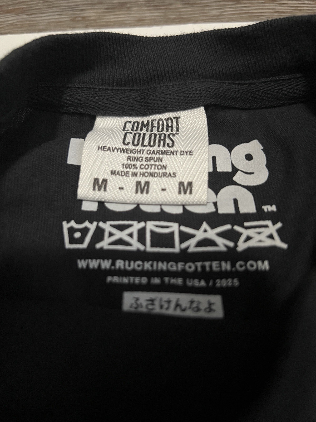 Rucking Fotten Comfort Colors Se7en Shirt M Medium gallery