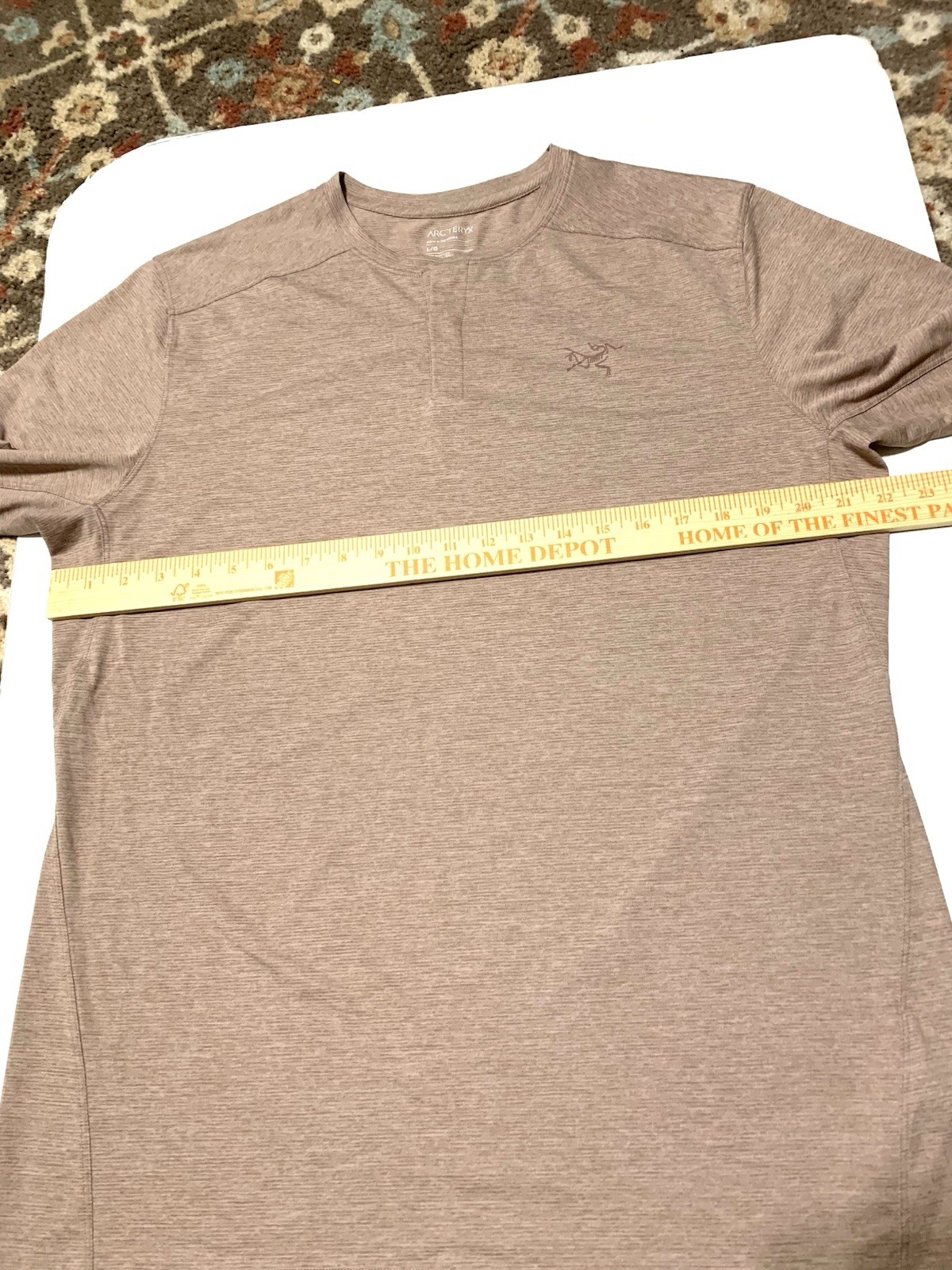 Arc'teryx Kadem Henley Short Sleeve Men's Large Performance Tee Hiking Top Shirt gallery