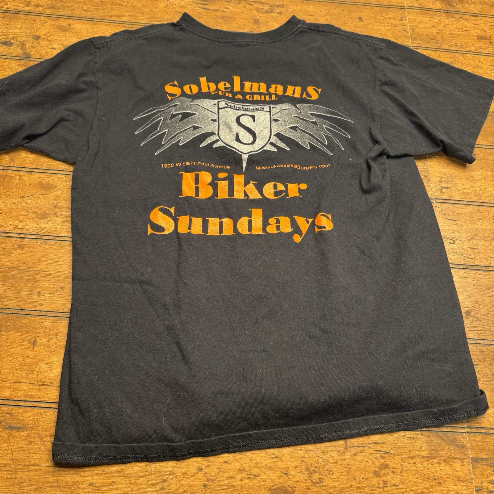 Biker Sunday Soblemans In Milwaukee Shirt Mens L Black gallery