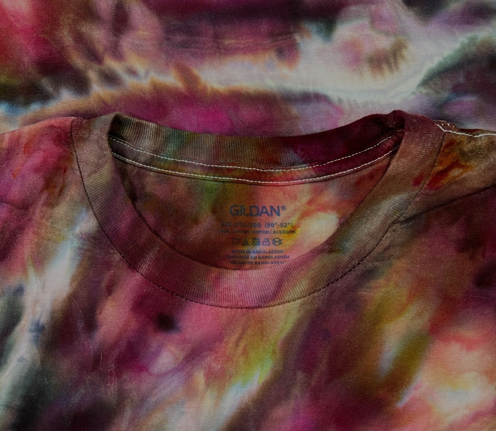 Handmade Ice Tie Dye T-Shirt 2XL Mens Womens Soft Cotton gallery
