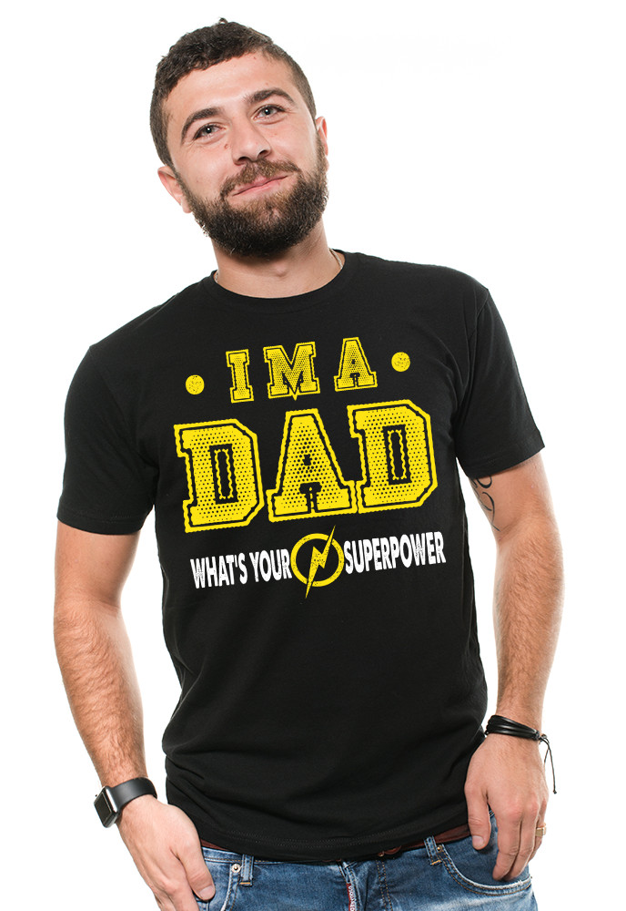 Dad Superpower shirt Father tee shirt Funny mens shirt Best Mens tee shirt