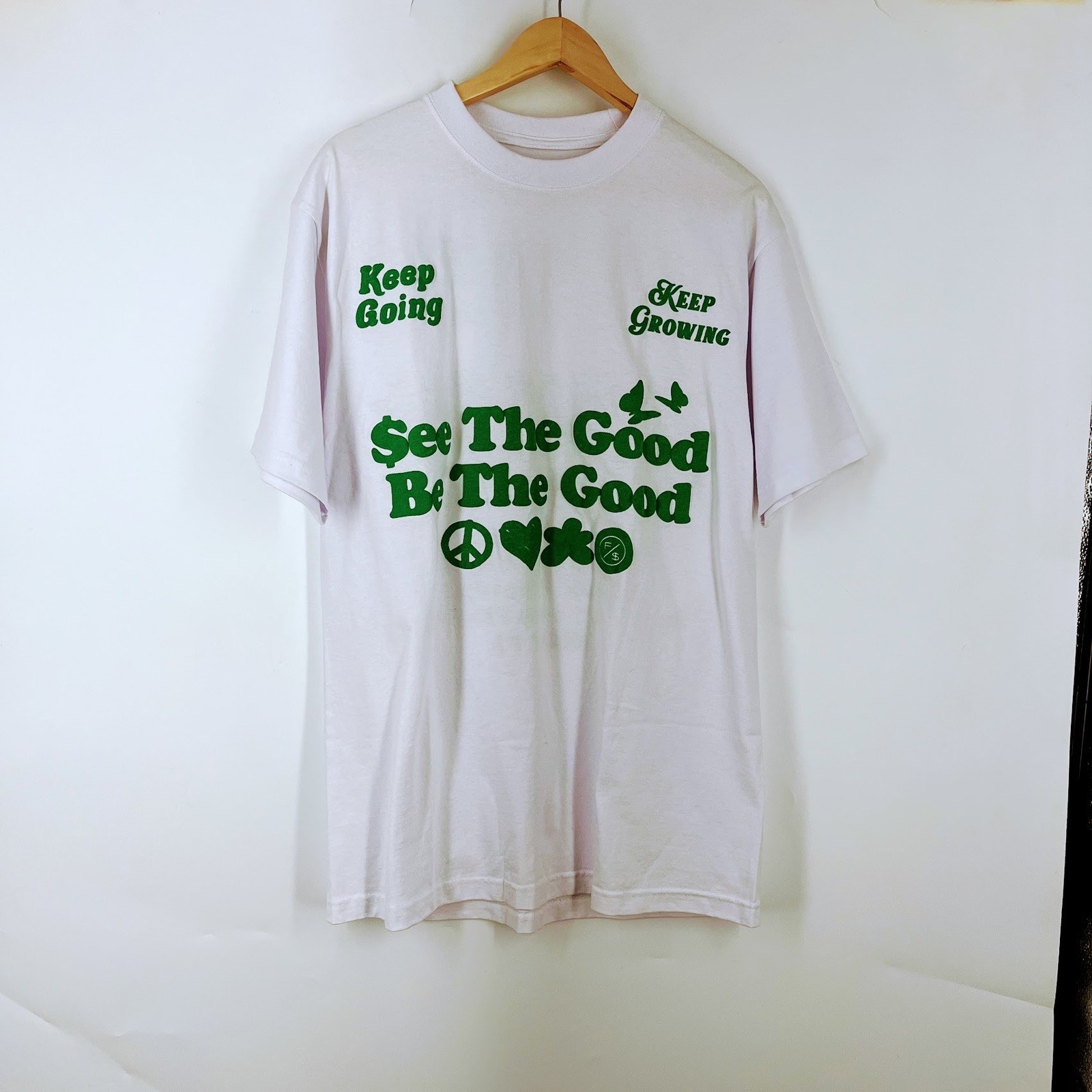 Fly Supply See The Good Plant Seeds Flower Market Miami FL Graphic T-Shirt Large gallery
