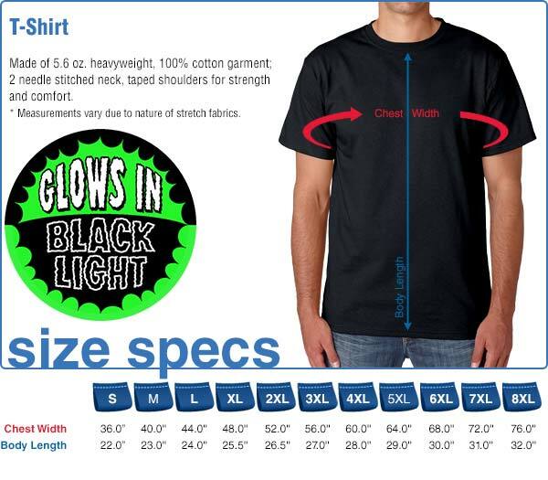 GRATEFUL DEAD-SPIRAL BEARS BLACKLIGHT-GLOW N BLKLT-SHIRT S-M-L-XL-2X,3X Garcia gallery
