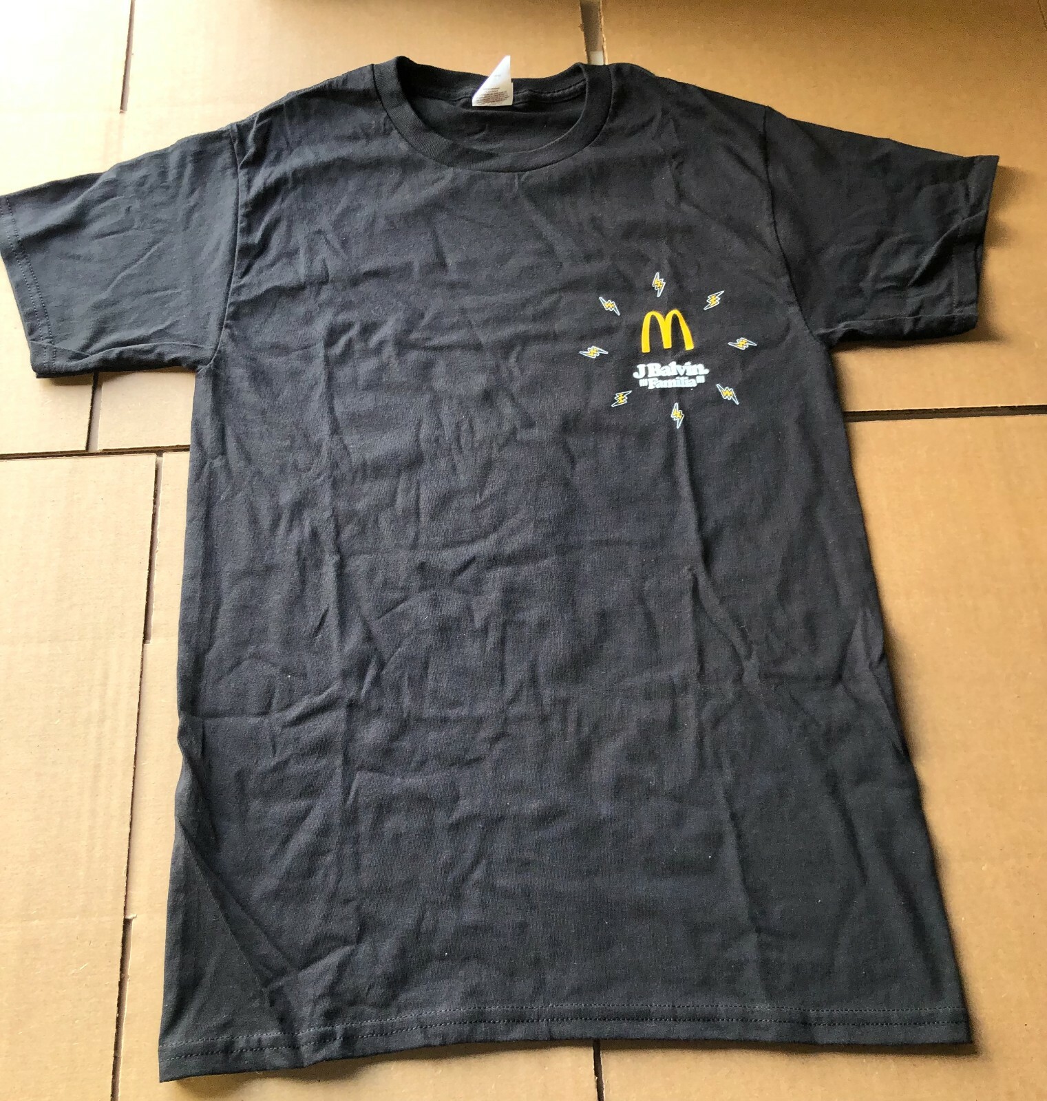 Authentic New McDonald’s X J Balvin Crew 2020 Black Employee T Shirt All Sizes gallery