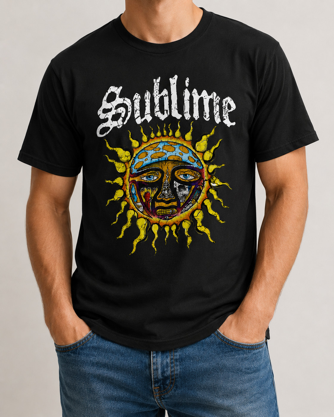 Sublime Sun Logo T-Shirt Retro Ska Punk Rock Graphic Tee Unisex gallery