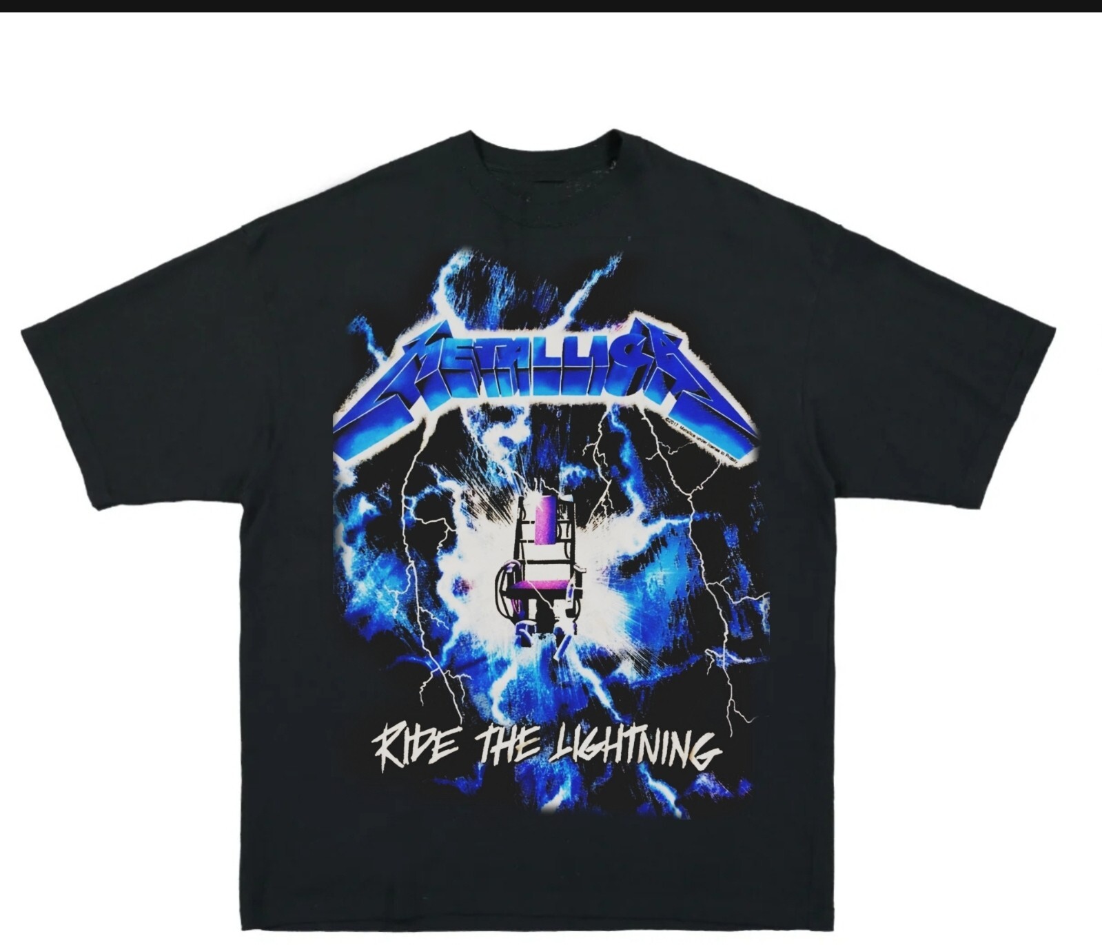 METALLICA RIDE THE LIGHTNING A SHAKA HEAVYWEIGHT GARMET DYED T SHIRT gallery