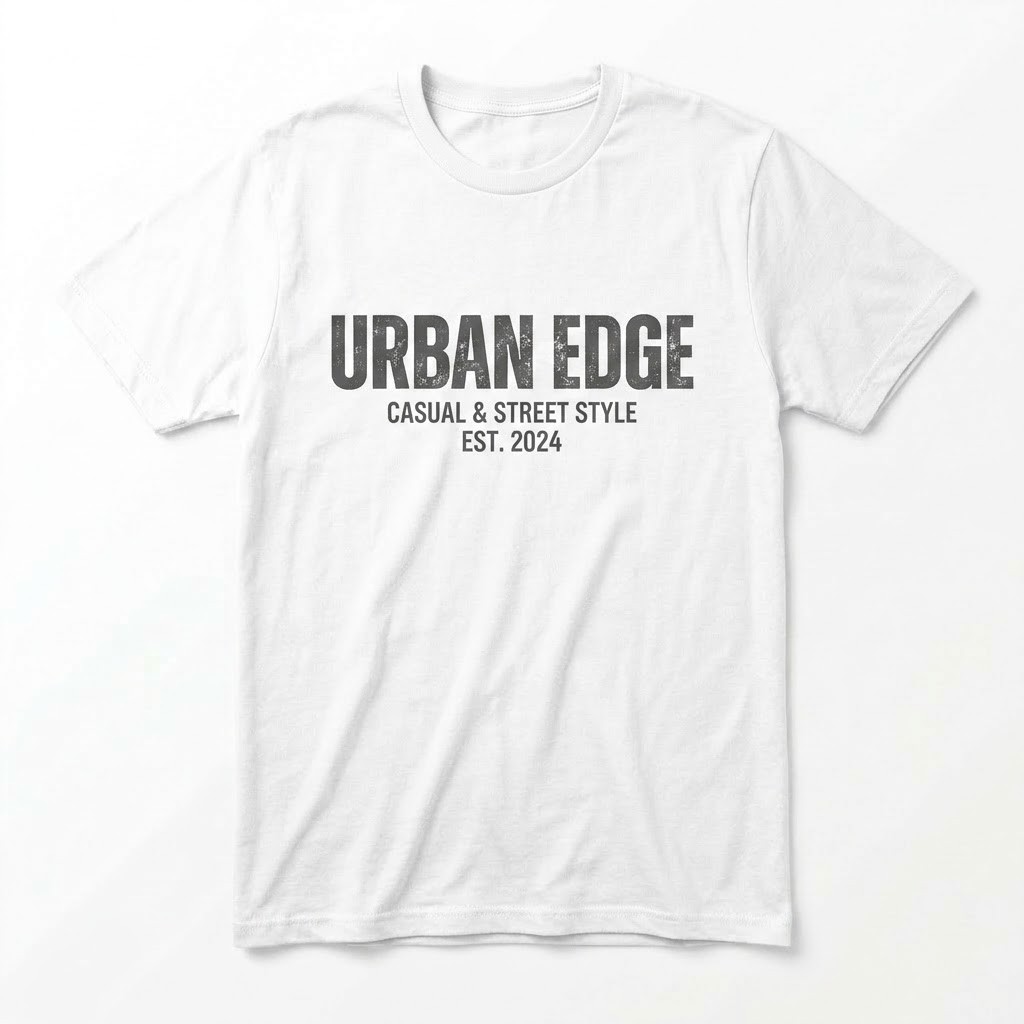 Urban Edge Casual & Street Style T-Shirt - Est. 2024 Graphic Tee gallery