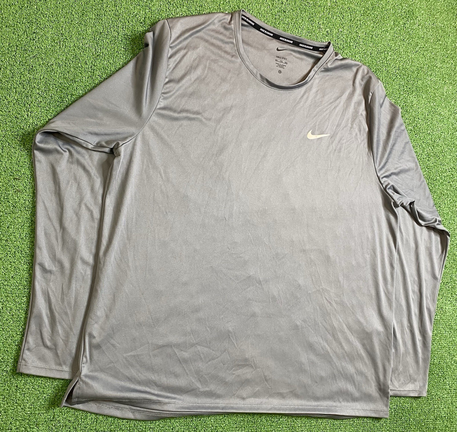 Nike Running T Shirt Mens XXL LongSleeve Polyester Training Gym Workout Dri-Fit gallery