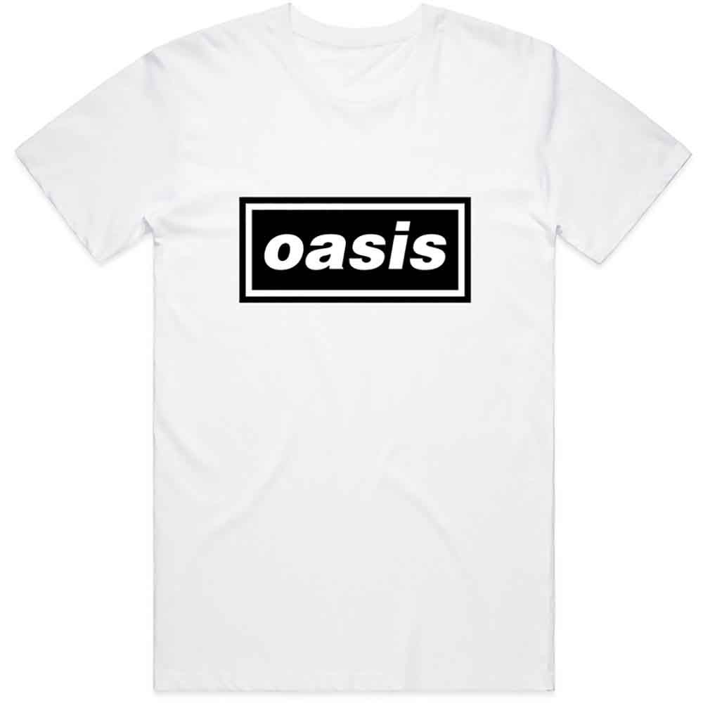 Authentic Oasis Band Logo T-Shirt White M-2XL NEW