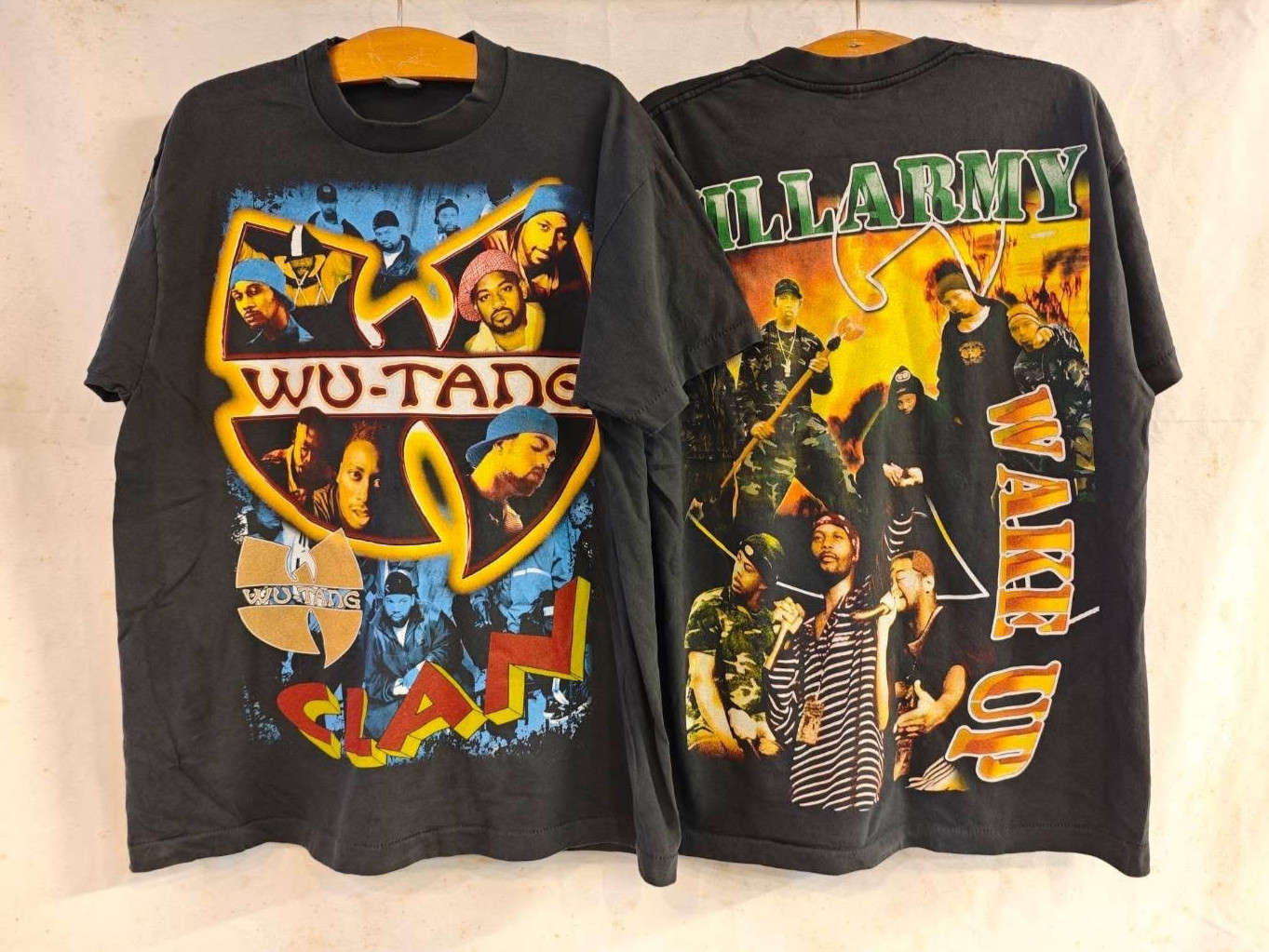 Wu-Tang Clan Killarmy Vintage 90s Wake Up Rap Hip Hop Music XL T-Shirt REPRINT gallery