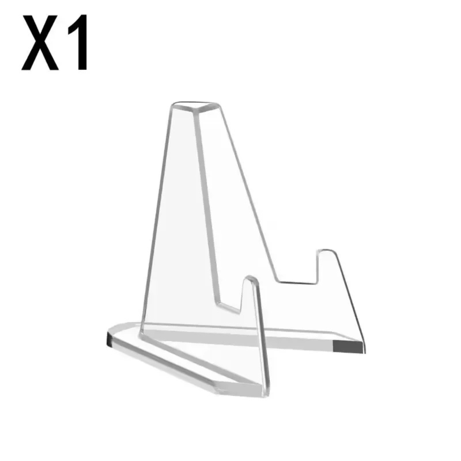 30 Pack Clear Card Stands, Arcylic Card Display for Sports Graded
