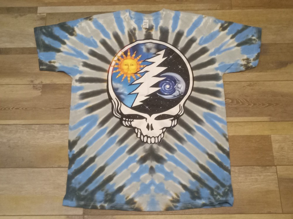 Grateful Dead Night & Day Steal Your Face M, L, XL, 2XL Tie Dye T-Shirt