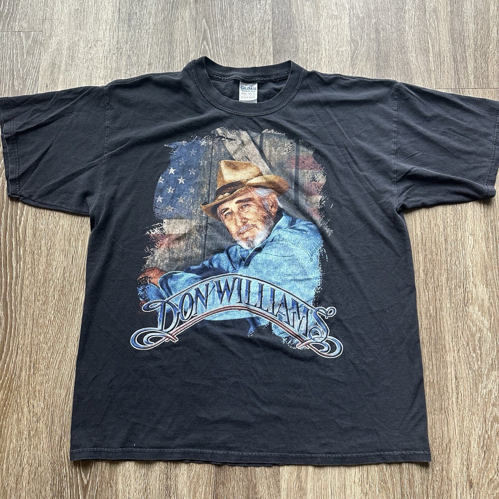VNTG Don Williams Gentle Giant Country Music Concert TSHIRT XL gallery
