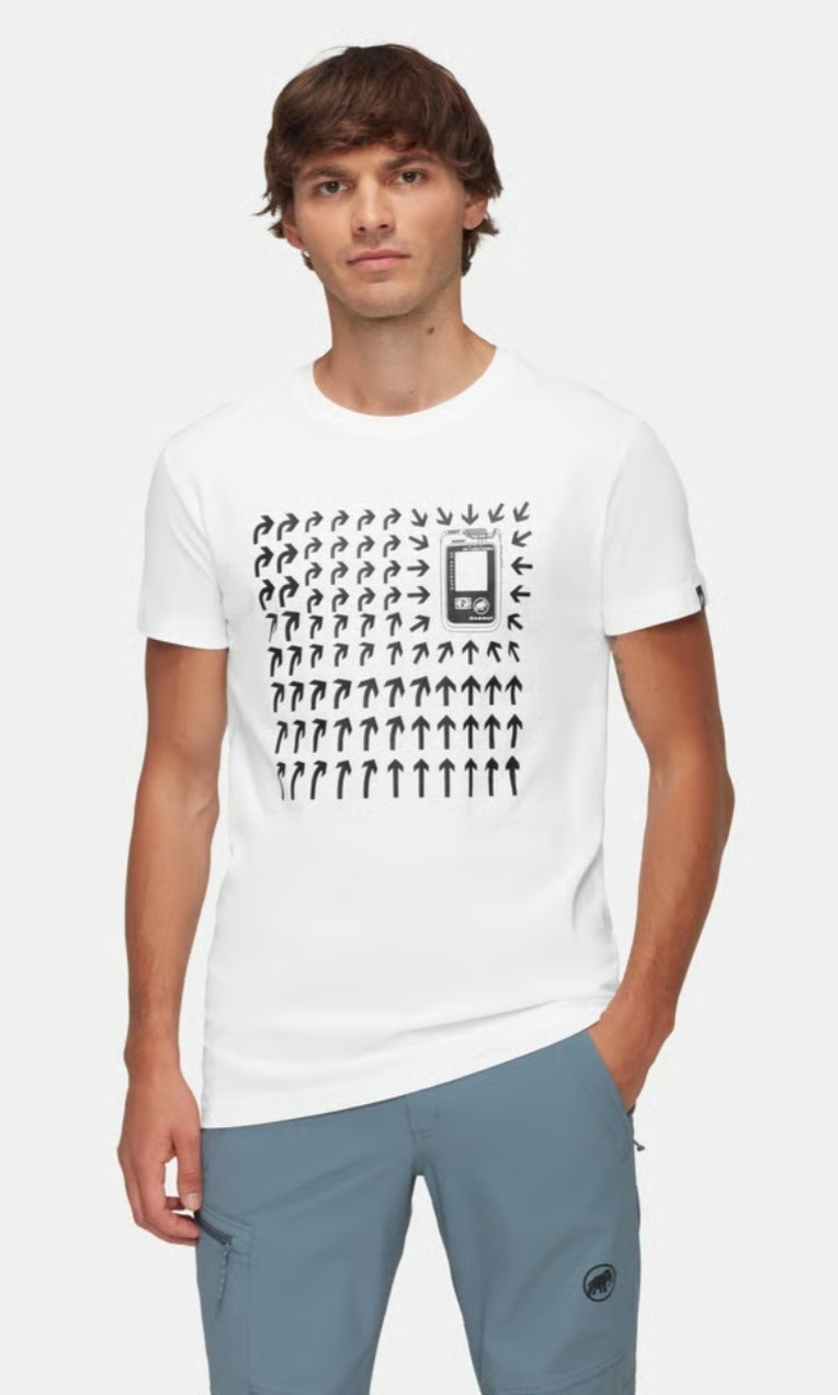 Mammut Massone T Shirt Barry Vox Medium 100% Organic Cotton White gallery