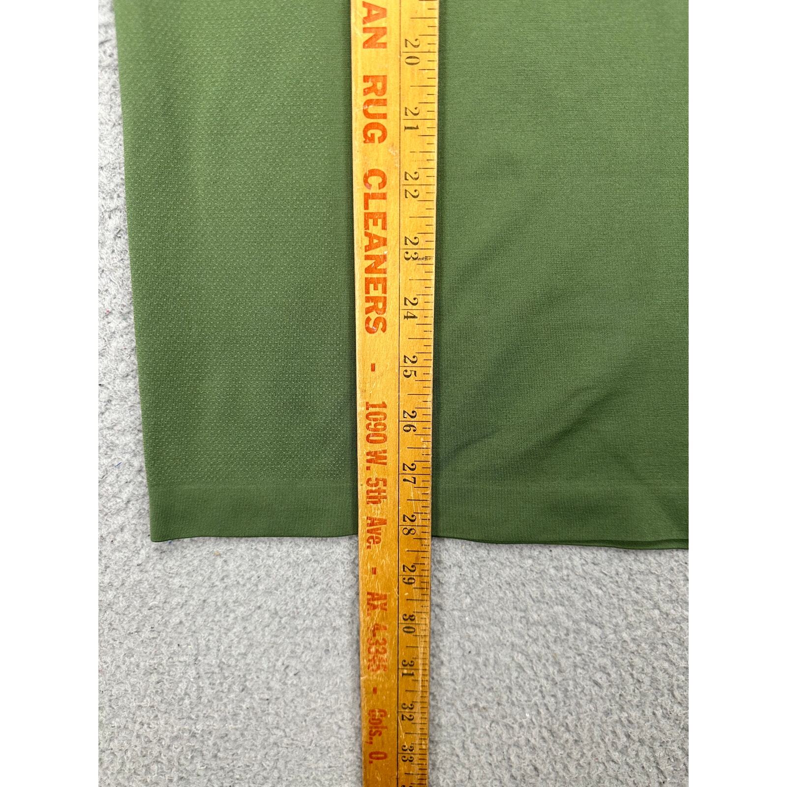 Fabletics Shirt Adult Medium Green Nylon Blend Workout Tee Exercise T-Shirt Mens gallery