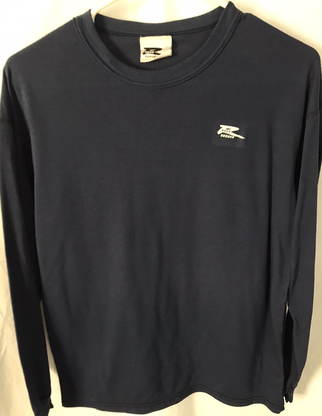 Vtg Road Runner Sports Mens Shirt USA MADE Long Sleeve Fitness outdoor Sport 90s gallery