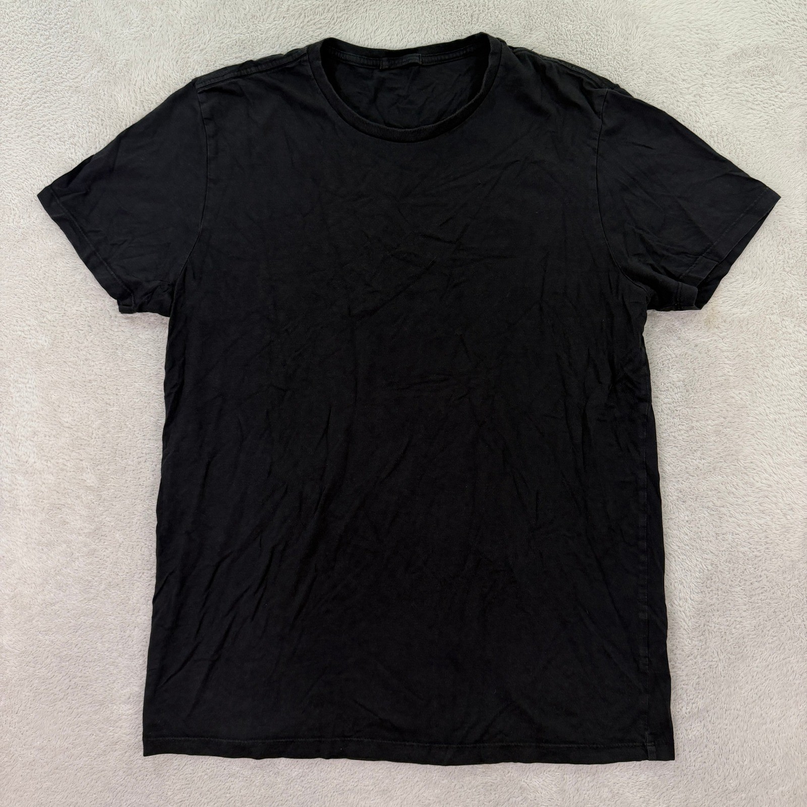 Marine Layer Mens Large T-Shirt Adult Black Supima Cotton Modal Casual Essential gallery