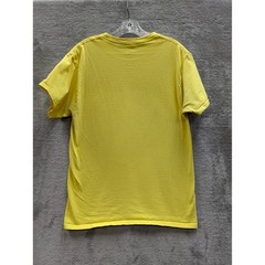 Bright Yellow Basic TShirt Mens Medium 100 Cotton Tee Everyday Essential Casual
