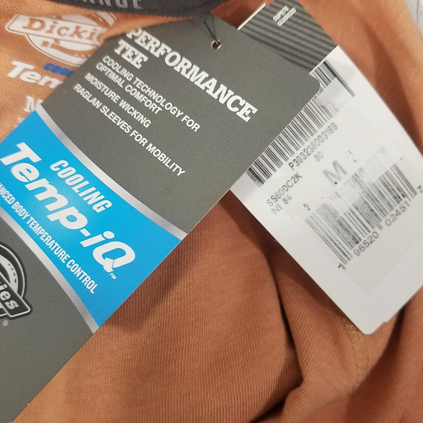 Dickies Cooling Temp-iQ Performance T-Shirt Mens Size Medium gallery