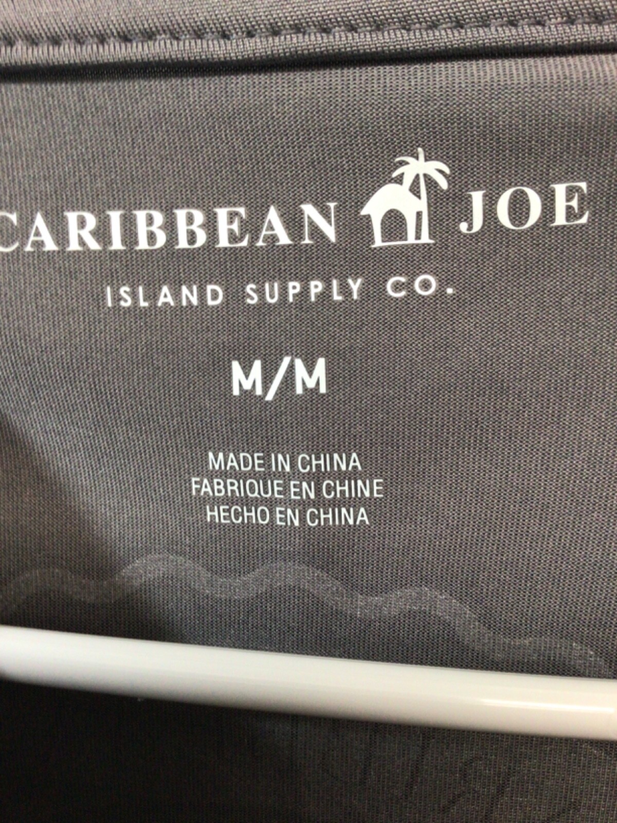 Caribbean Joe Island Supply Co (Fish) Gray Medium Polyester T Shirt T12 gallery