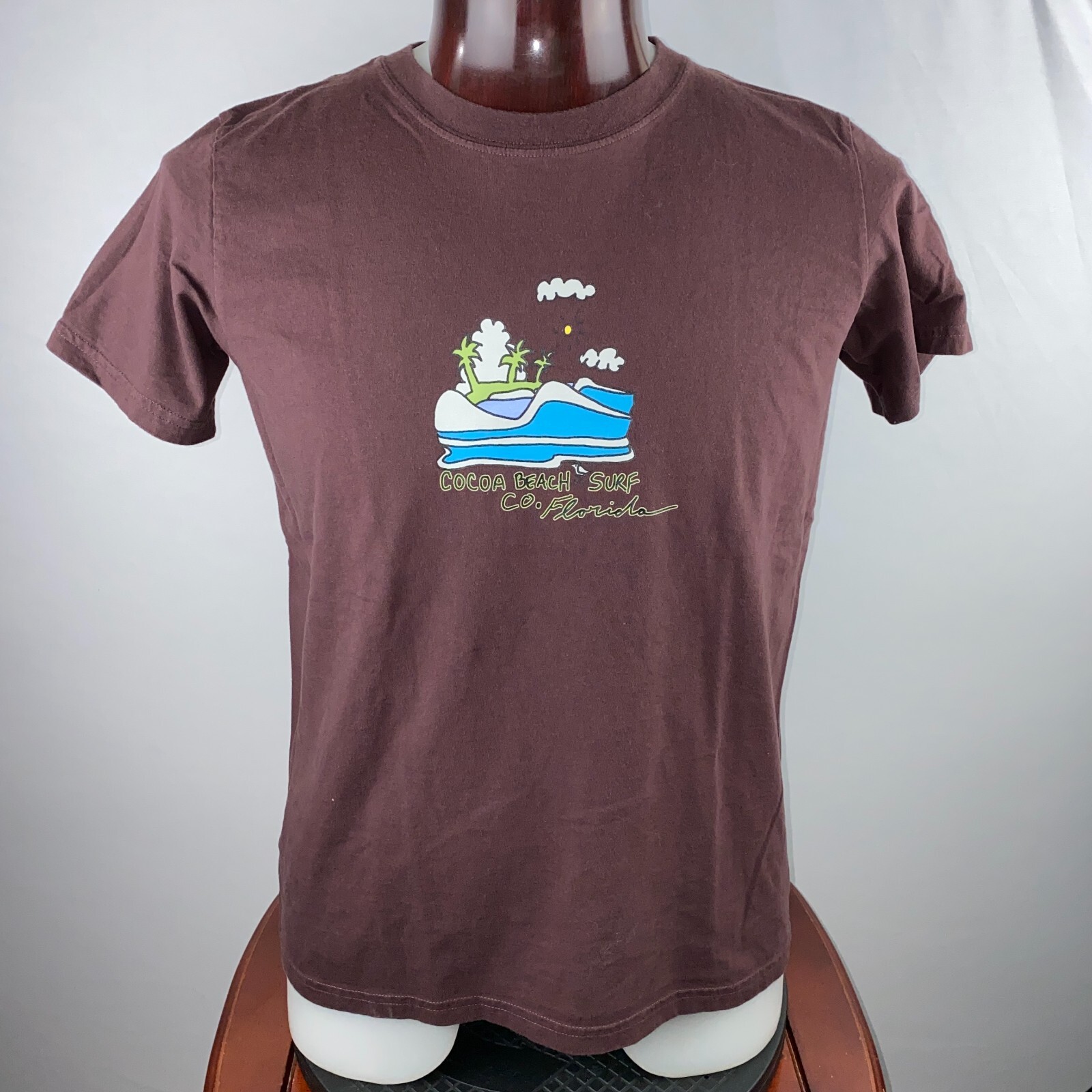 Cocoa Beach Surf Company T-Shirt Unisex Reddish Brown Florida XL * gallery