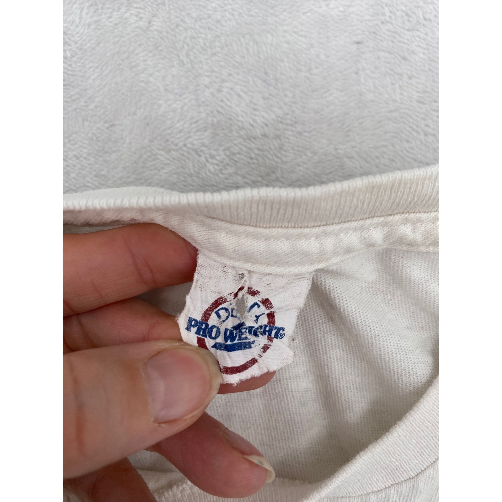 Delta Pro Weight Political Party Shirt Small Cream Beer Pong Founding Fathers gallery