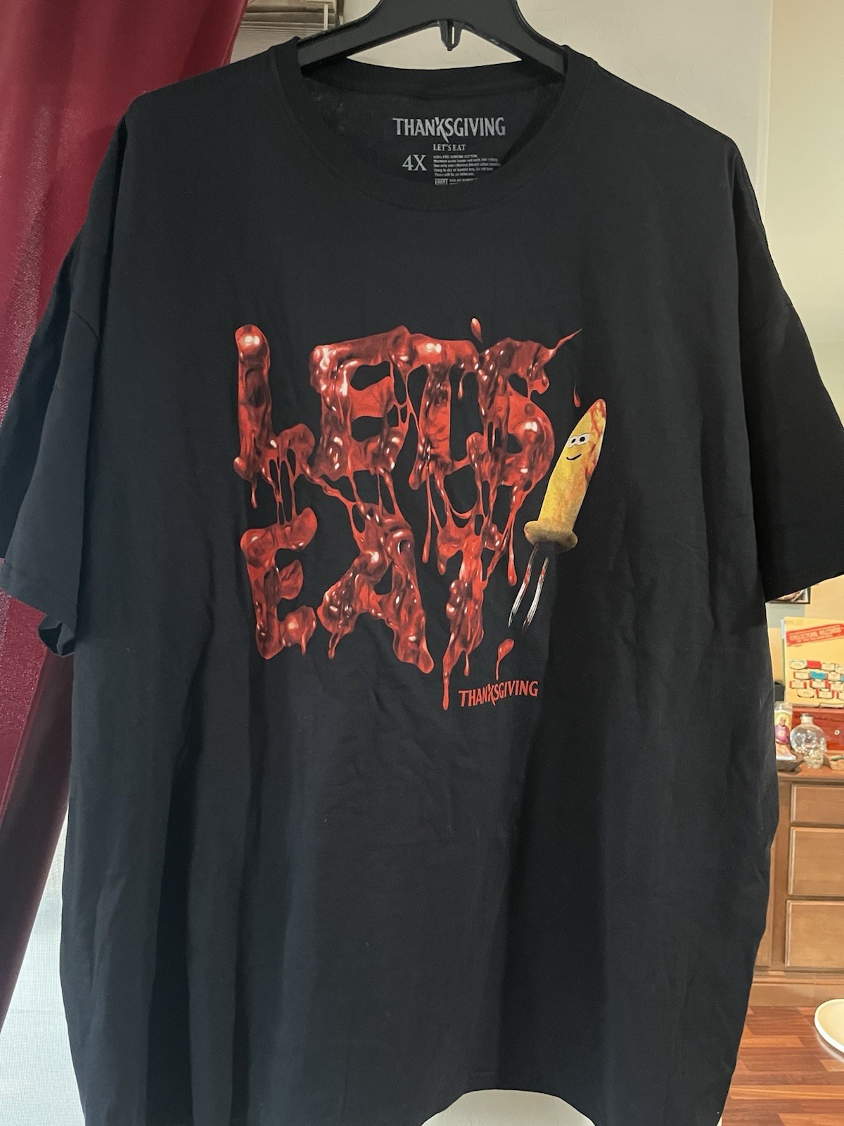 Thanksgiving Horror Movie Eli Roth T-Shirt 4XL