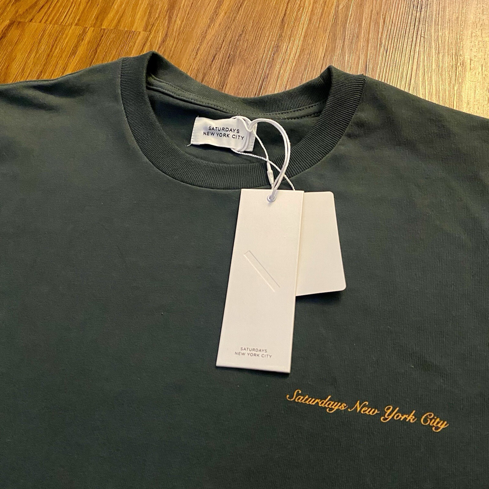 Saturdays NYC - SNYC SS Tee Men’s Small Green New Tags gallery
