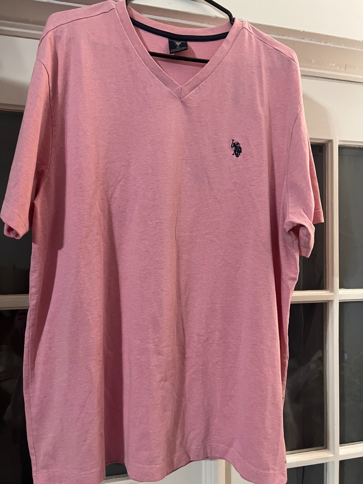 US Polo Association Mens T-shirt Pink gallery