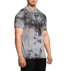 Affliction Clothing Men’s Premium “MYSTERY” S/Sleeve T-Shirt; Size: Small