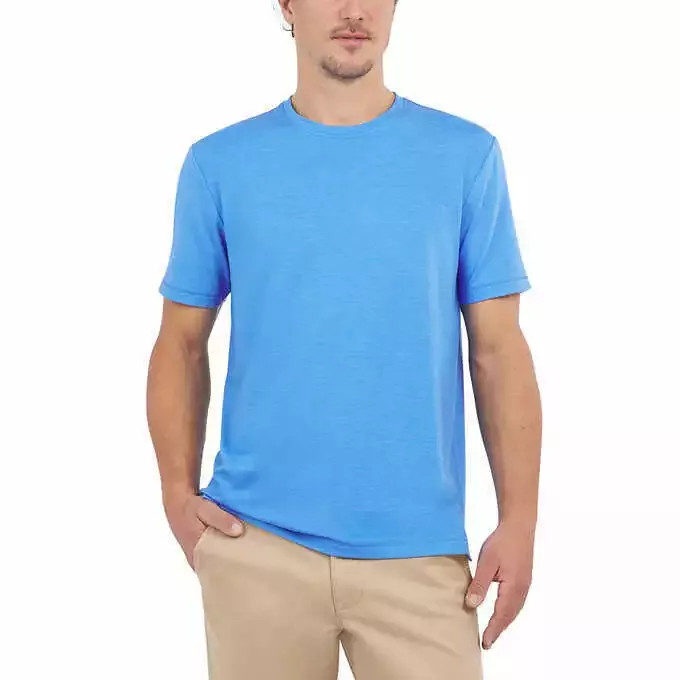 Lands' End Men's Tee Classic Fit 4-Way Stretch gallery
