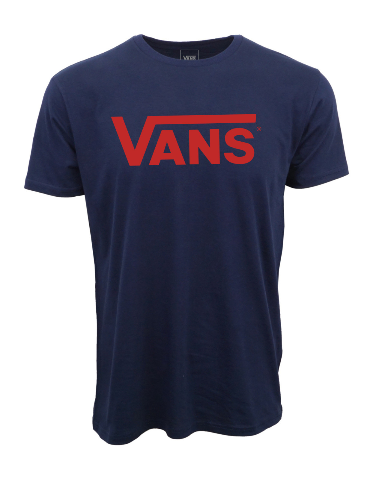 VANS MENS LOGO NAVY PREMIUM T SHIRT NEW gallery