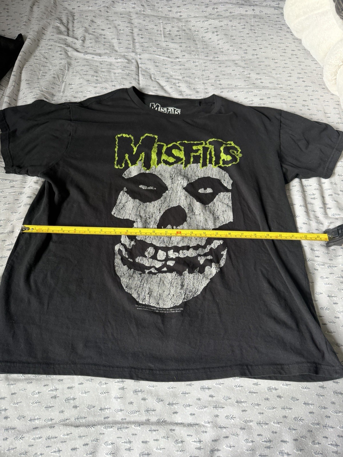 The Misfits Vintage T-shirt Men’s Tee XL Black Glenn Danzig Rockabilia Licensed gallery